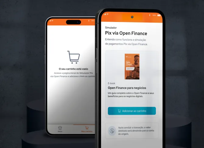 Tela 1 do Open Finance