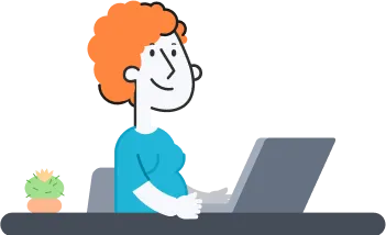 ilustração de uma pessoa segurando o cartão de crédito Efí