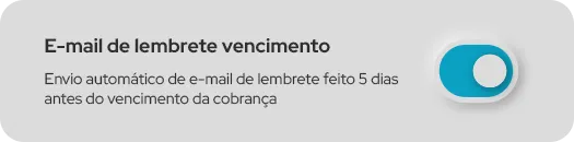 E-mail automático para o cliente após emissão de cobrança