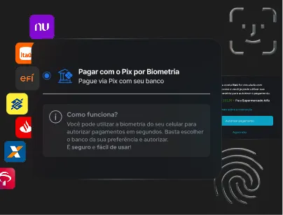 Como funciona o pix por biometria? Você pode utilizar a biometria do seu celular para autorizar pagamentos em segundos. É seguro e fácil de usar!